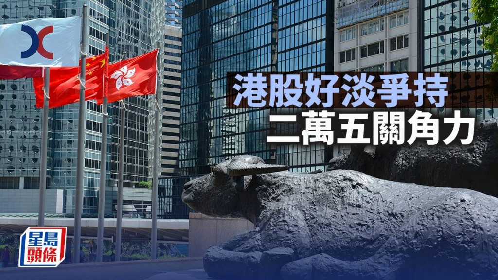 港股好淡争持 二万五关角力｜古天后