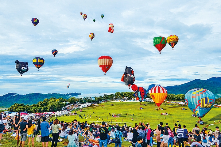 熱氣球嘉年華是台東的年度盛事。（中新社圖片）