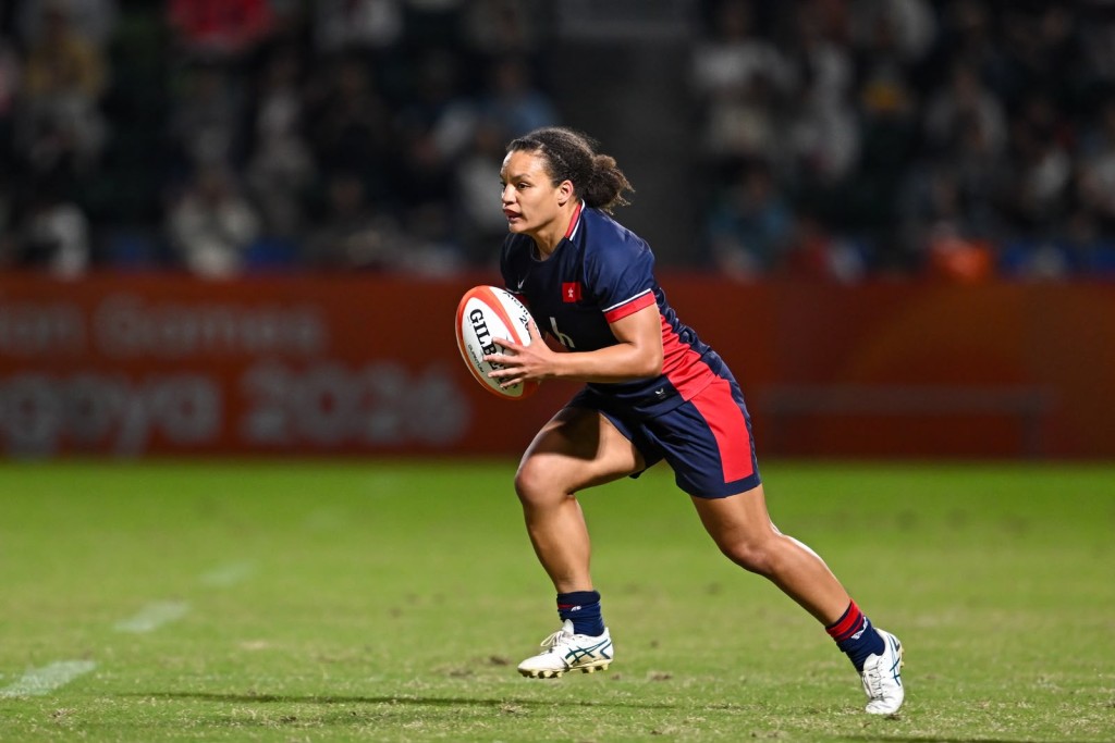 香港女子七欖隊再演7:5勝泰國。 香港女子七欖隊再演7:5勝泰國。