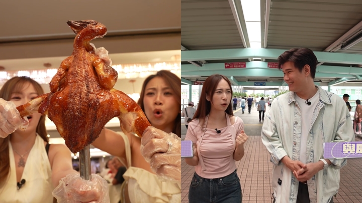 波波孖何泳芍大埔豪食「8蚊雞」 張與辰品嘗韓菜勾起集訓回憶。
