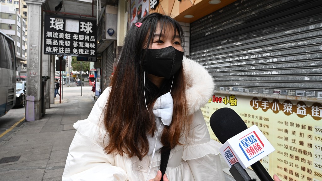 旅客陳小姐。(禇樂琪攝)