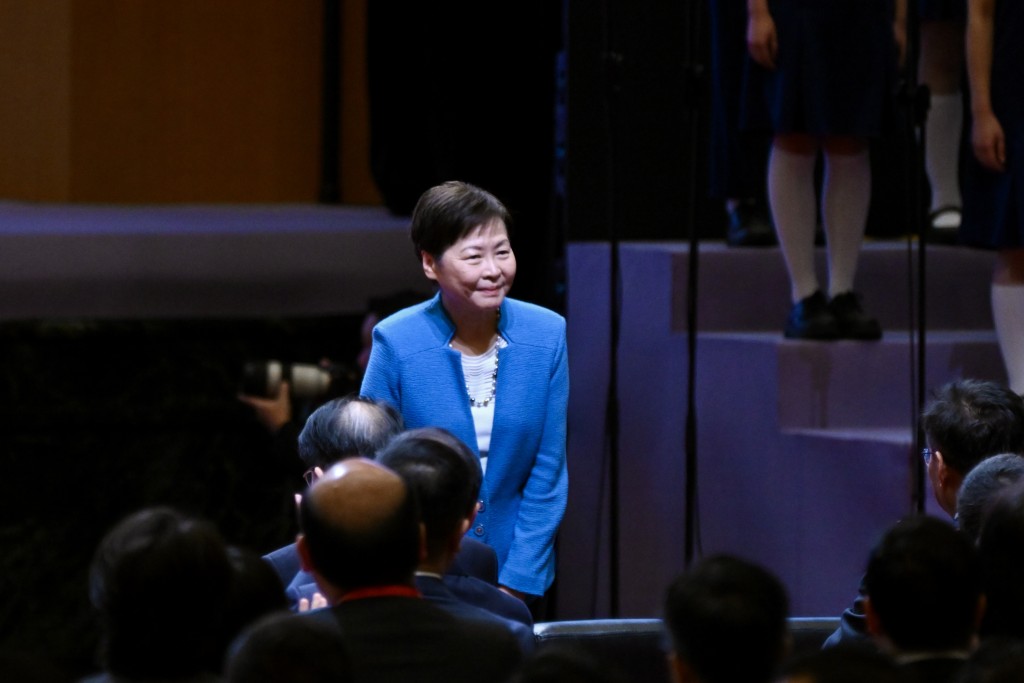 前特首林鄭月娥。 前特首林鄭月娥。