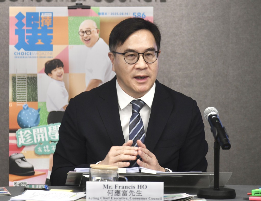 消委會署理總幹事何應富。何君健攝