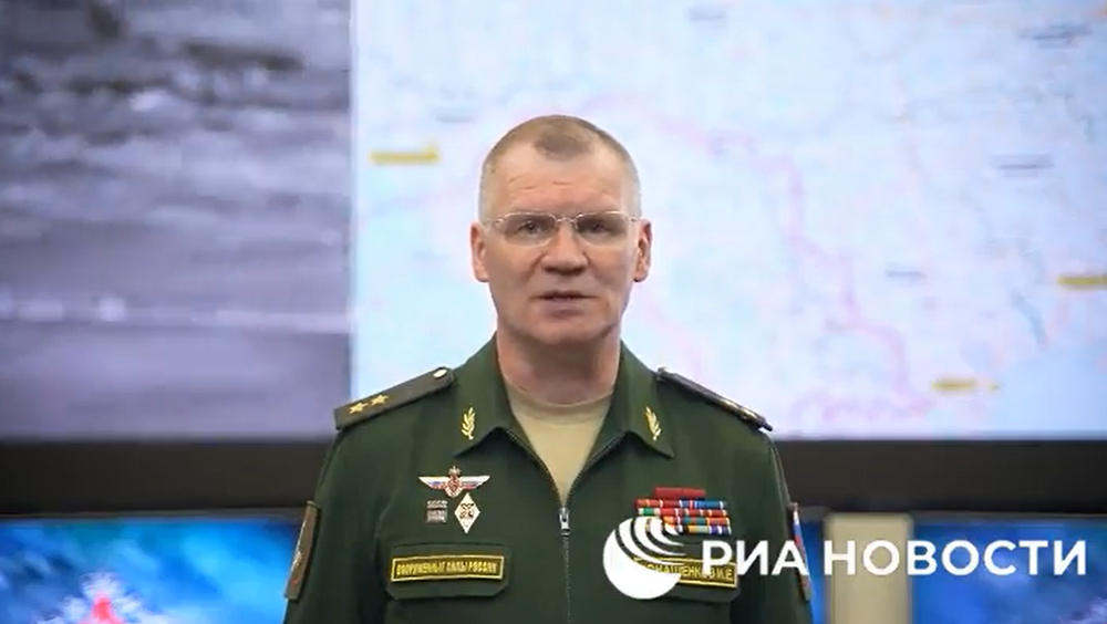 俄國防部發言人科納申科夫通報6月5日戰況。俄國防部