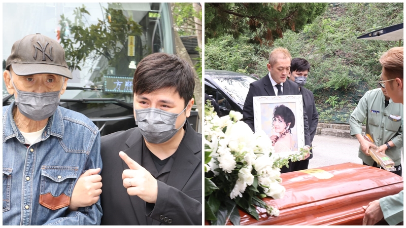 施明喪禮丨李泳漢李泳豪送別亡母各行各路 哥哥稱「正當手段」拒弟婦入場 豪仔拭淚：唔講喇