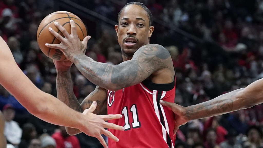 迪罗辛今场攻入五十分。AP