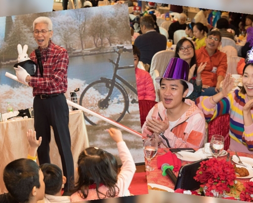 Sunny哥哥寶刀未老，祖藍和老婆跟一眾大少朋友都拍爛手掌。