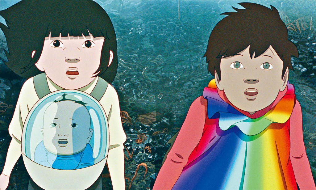 Iris生活在冰冷的2075年，偶遇來自活在未來2932年的熱血男孩Arco。