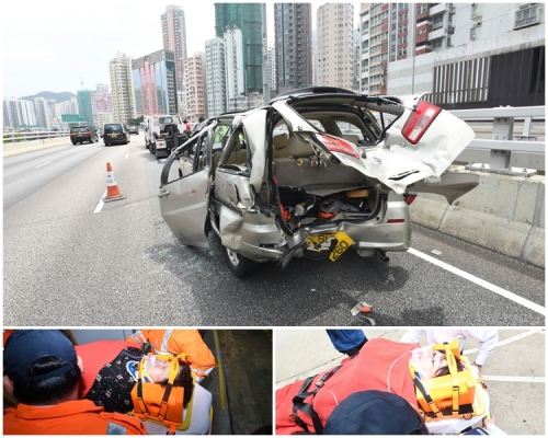 私家車上2人及輕型貨車上2人受理。