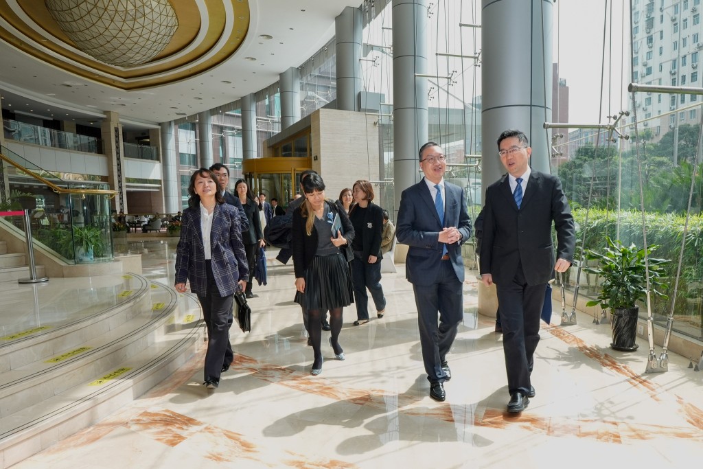 林定國率領香港法律業界代表團，展開在上海、杭州和南京的訪問行程。