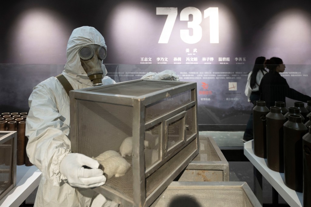 電影《731》拍攝歷程特展在哈爾濱舉行。 新華社