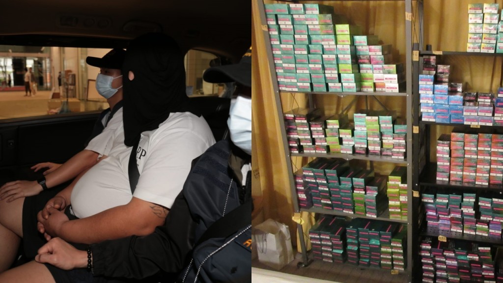 酒店房淪私煙加熱煙集散倉 海關拘兩團夥8男檢$380萬貨