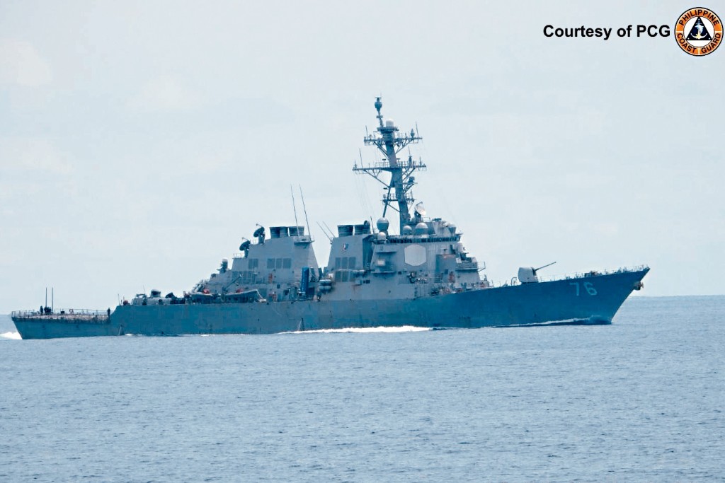 美國驅逐艦「希金斯號」今年8月在南海航行。