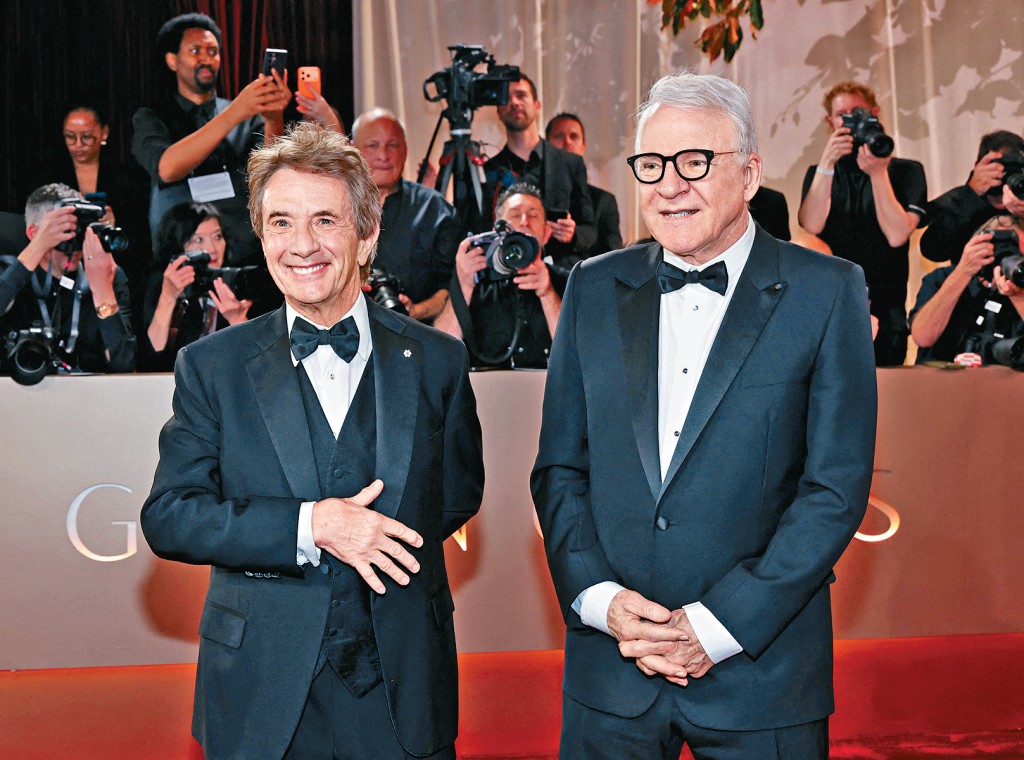 Martin（左）和史提夫的棟篤笑原定周五展開，已宣布取消。