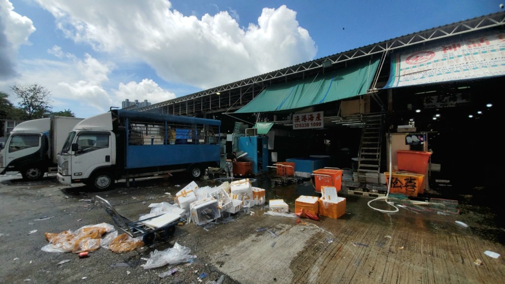 現場是香港仔魚市場。楊偉亨/資料圖片