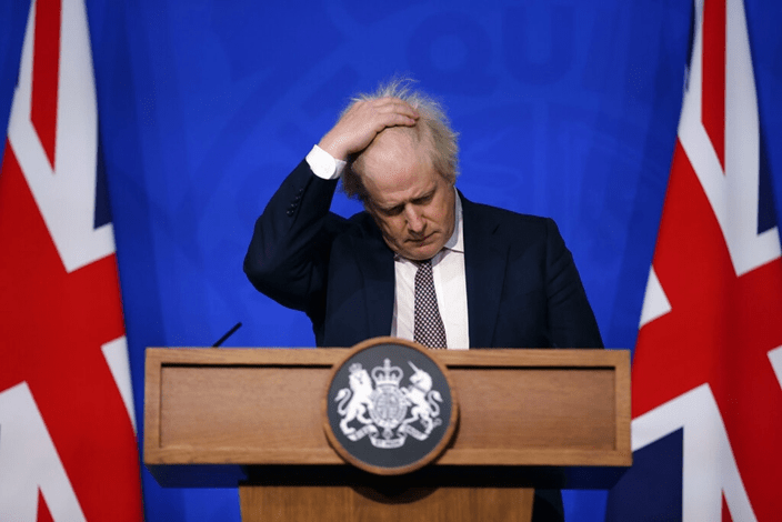 英國首相約翰遜。