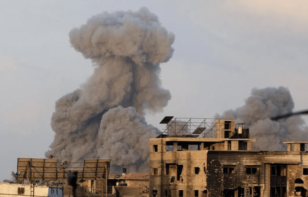 加沙戰火至今未止。路透社