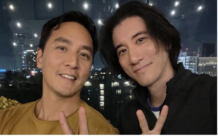 兩大男神同框！