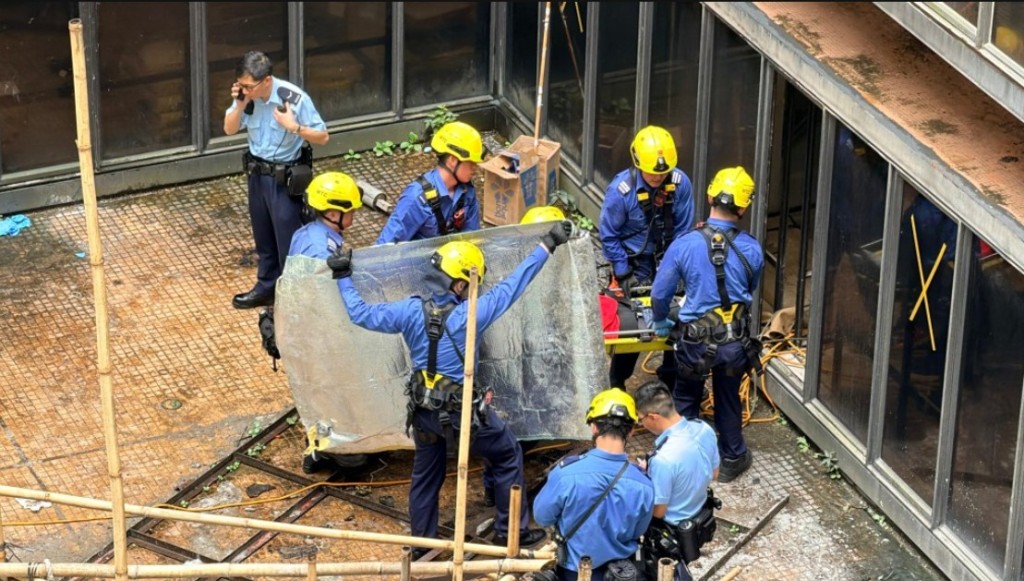 本港建造業致命工業意外頻生。資料圖片 本港建造業致命工業意外頻生。資料圖片