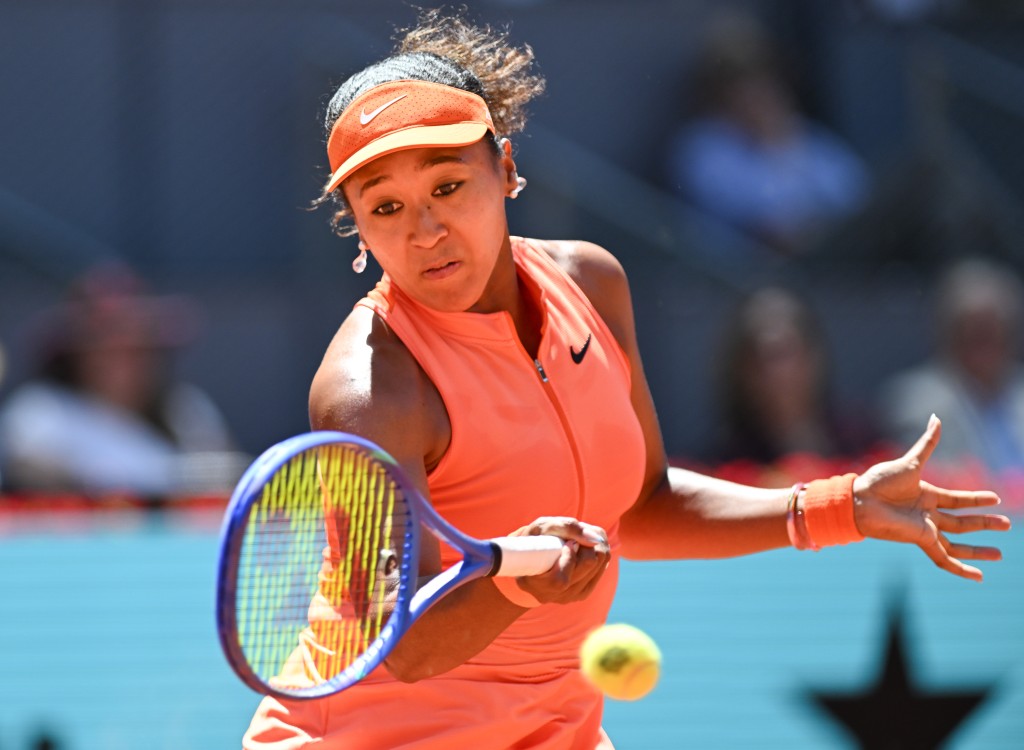 大坂直美好狀態可惜不敵莎芭蘭卡。新華社