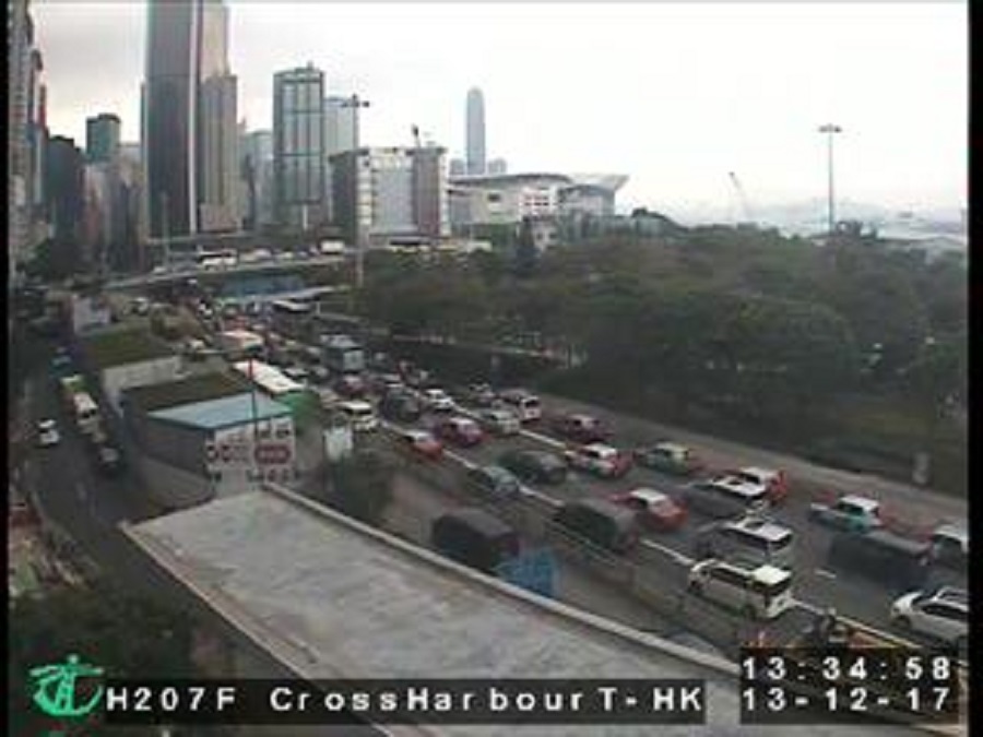 海底隧道香港入口