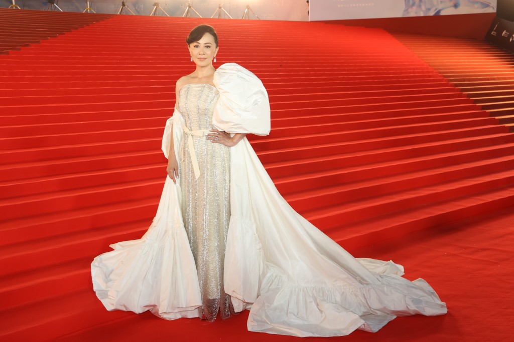 劉嘉玲昨日現身香港電影金像獎頒獎典禮。