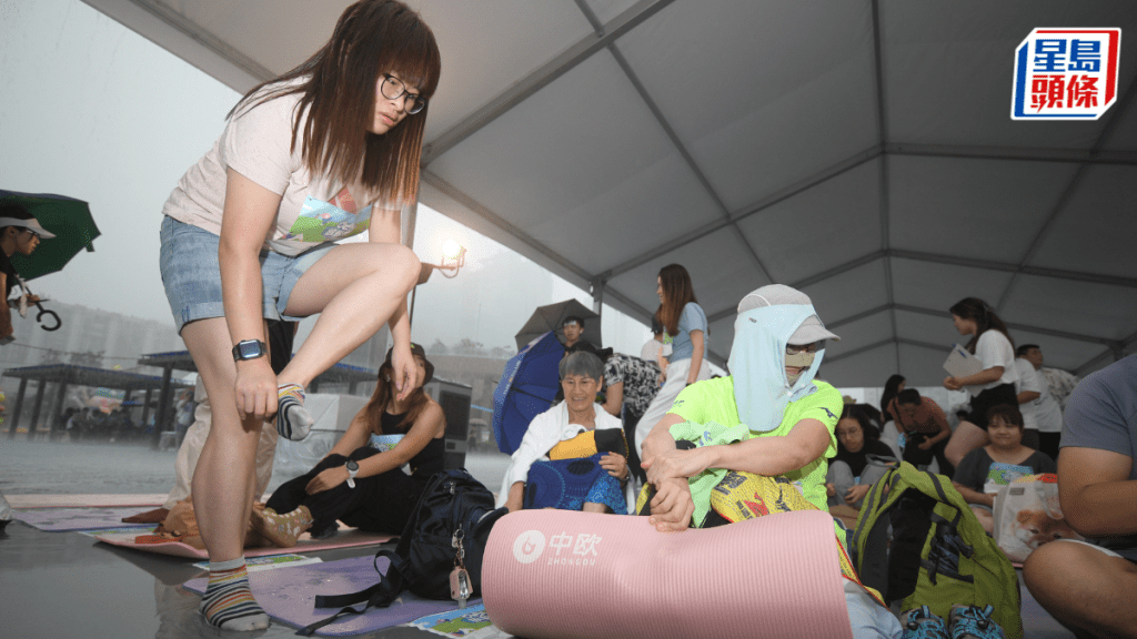 發吽哣大賽︱茶果嶺海濱公園雨中開展  逾百人體驗放空釋放壓力