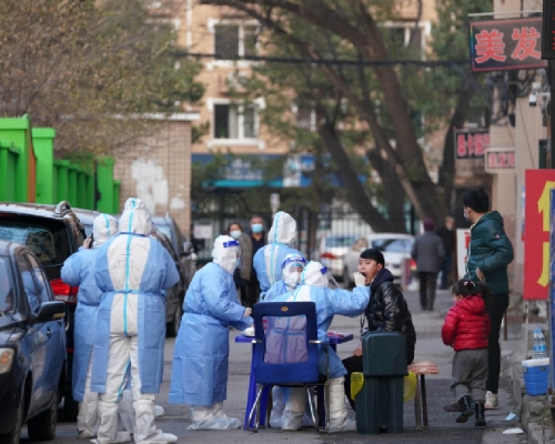 內地昨日新增54宗本地確診個案。（新華社）