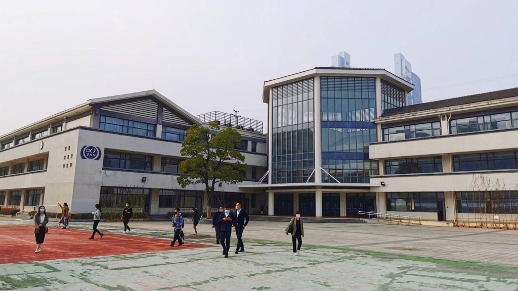 蘇州日本人學校提醒家長注意安全。 網圖