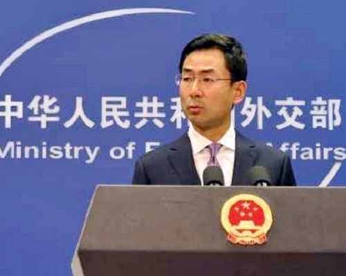 中國外交部發言人耿爽。