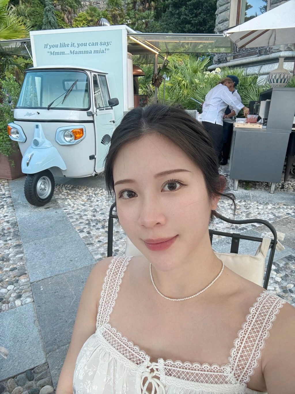 「雞排妹」鄭家純表示無法久坐。