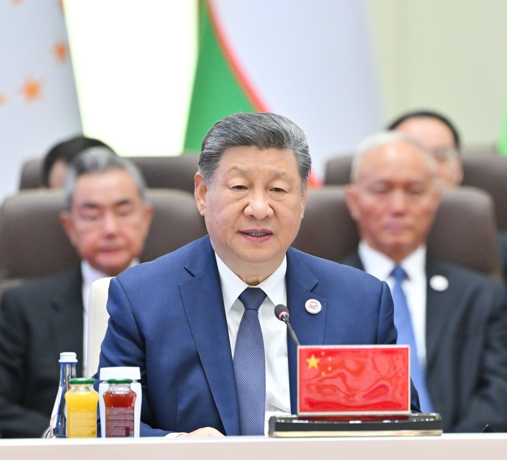习近平发表题为《推动上海合作组织实现更高质量发展》的重要讲话。 新华社