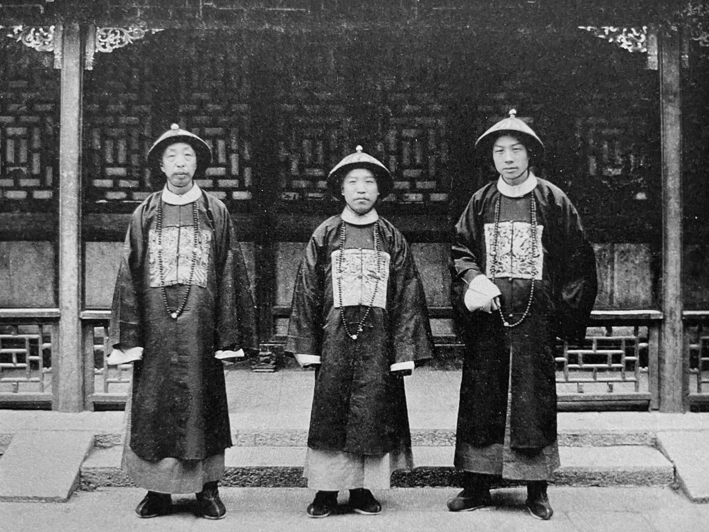 清政府重要人物袁世凱(中)。 維基 清政府重要人物袁世凱(中)。 維基