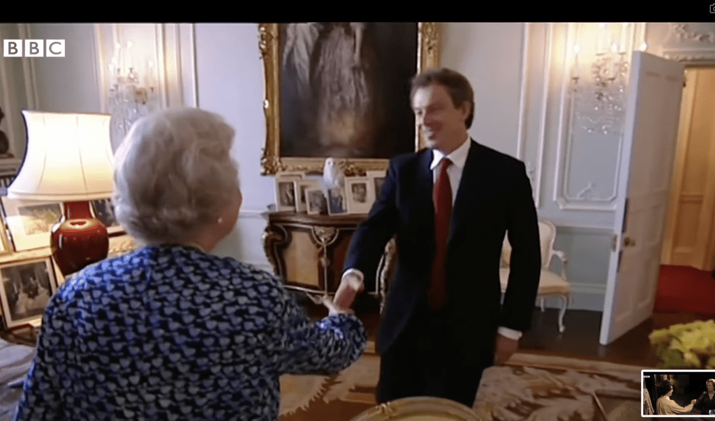 英女皇在任期間先後與多名國家元首或領導人會面。（BBC影片截圖）