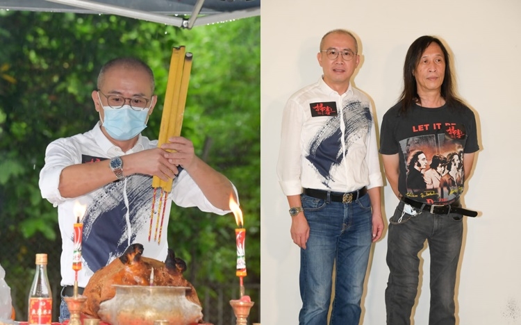 林小明未受《掃毒2》官師影響,與邱禮濤齊為《掃毒3》開鏡拜神。
