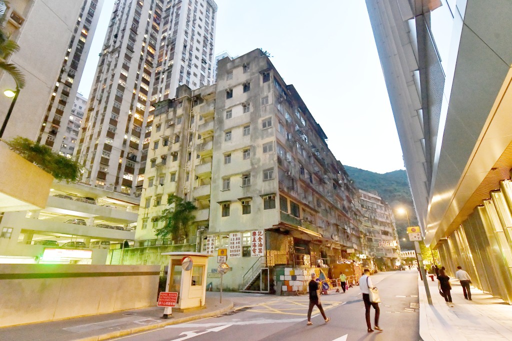 濱海街一帶舊貌，拍攝於2023年8月。資料圖片
