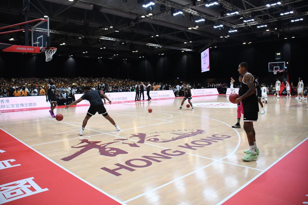 多位NBA球星都全力表演。吳家祺攝