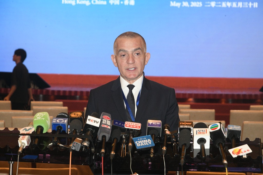塞爾維亞司法部長武伊奇。陳浩元攝