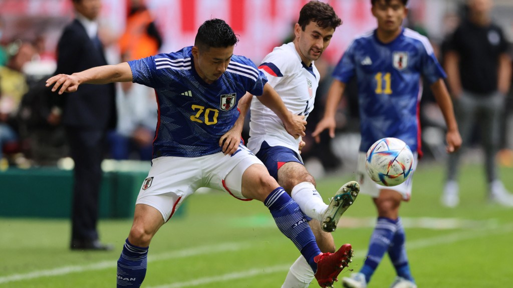 中山雄太(左)肯定缺席世界盃。Reuters