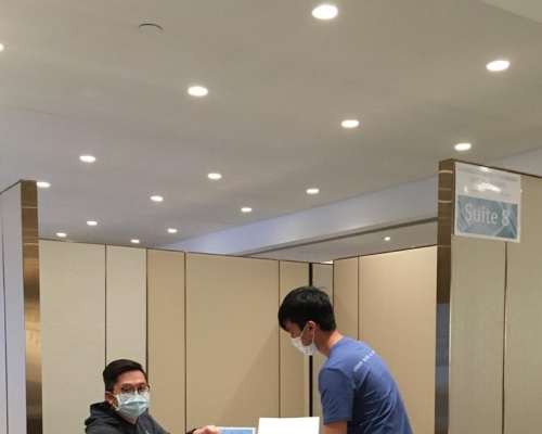 OCEAN MARINI展覽廳內,將設置VIP房間,減少人與人之間接觸。