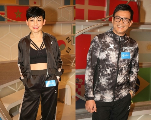 劉美君、黃日華都熱愛足球。