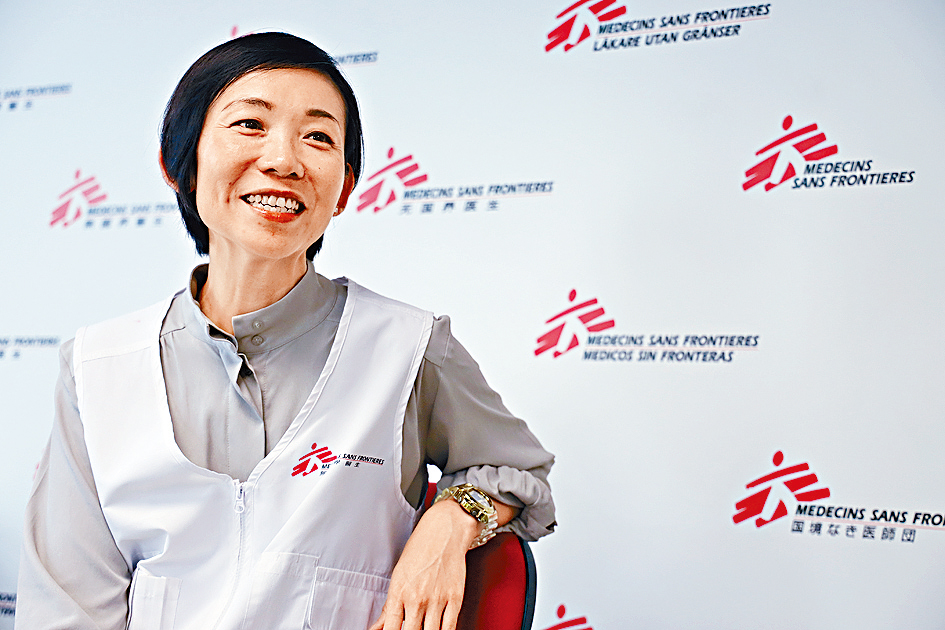 柳天蕙昔日在銀行界和廣告公司任職,19年前加入無國界醫生。