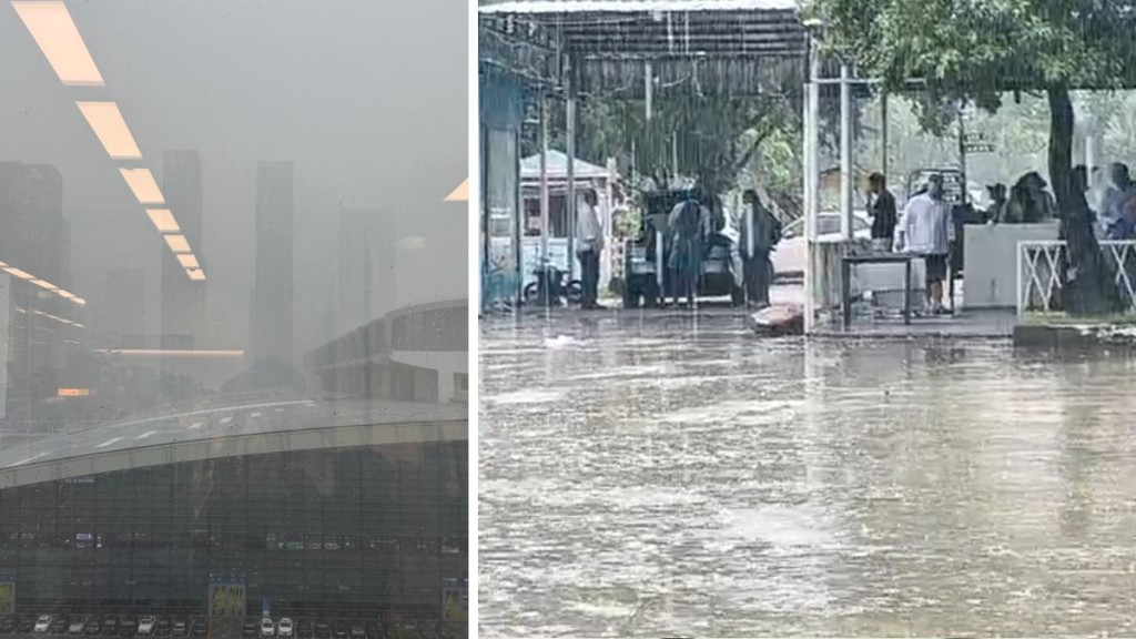 深圳發布分區雷雨大風黃色預警信號。