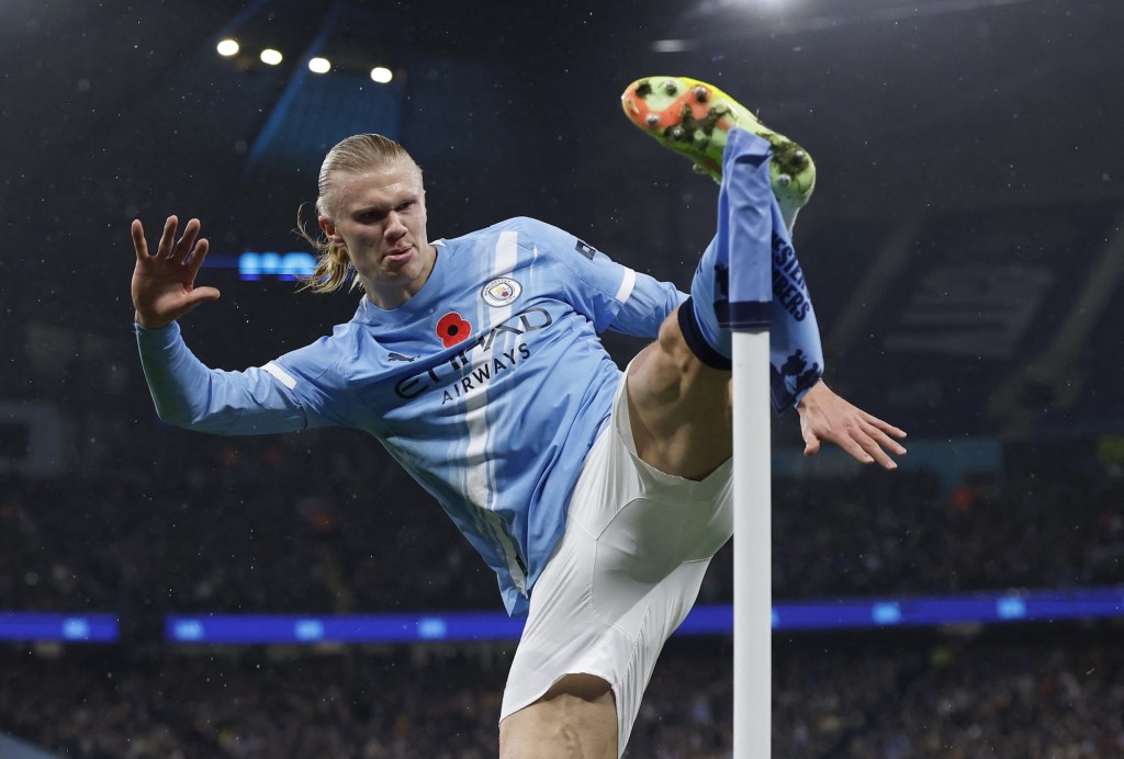 夏蘭特射失12碼，但將功補過為曼城打開紀錄。路透社