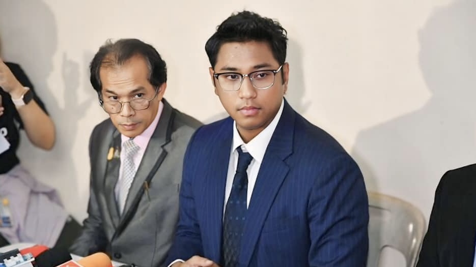 泰國反對派進步黨議員猜揚帕萬(Chaiyamphawan Manpianjit,右)被指強姦台灣女遊客。 網上圖片
