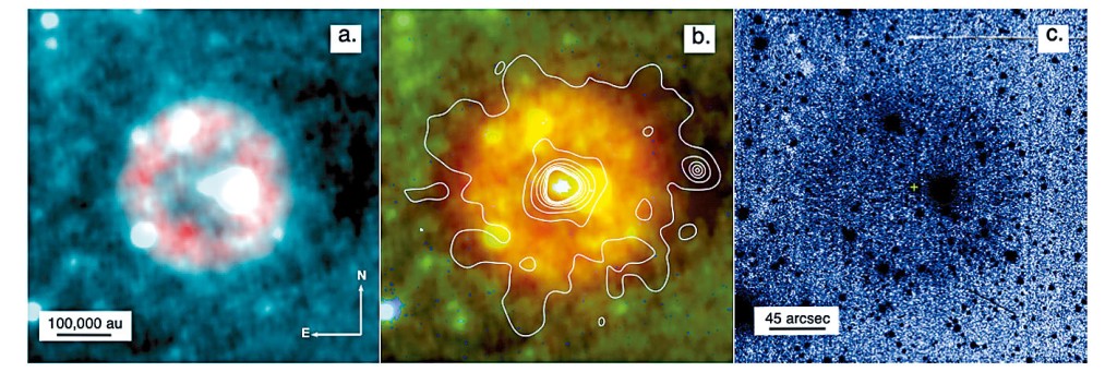 港大天文学团队研究发现，柏坤霆星及其周边星云Pa30，正是南宋时期在中国被观测的不知名「客星」。　