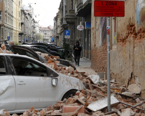 克罗地亚发生5.3级地震。AP