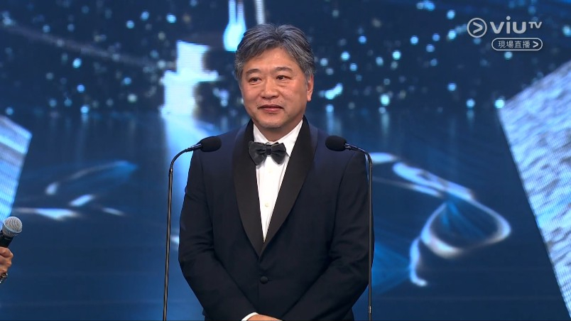 由日本殿堂级导演是枝裕和担任最佳电影奖颁奖嘉宾。