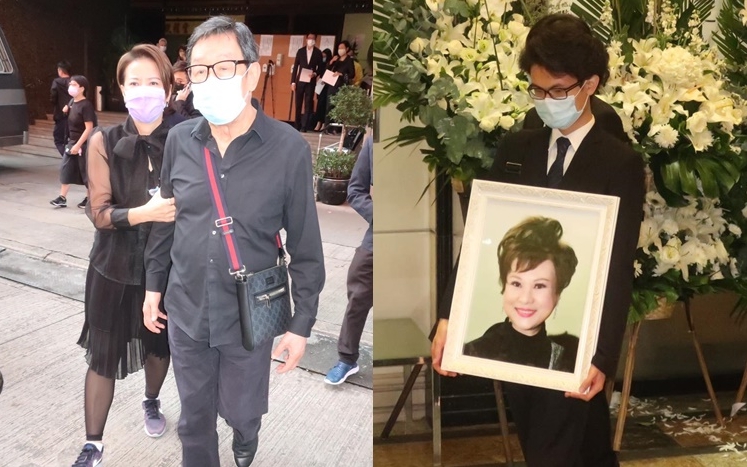 黎燕珊和胡楓到場送別故友;劉健樂稱媽媽有很努力對抗病魔。