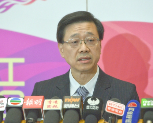 李家超指修訂逃犯條例要謹慎。資料圖片